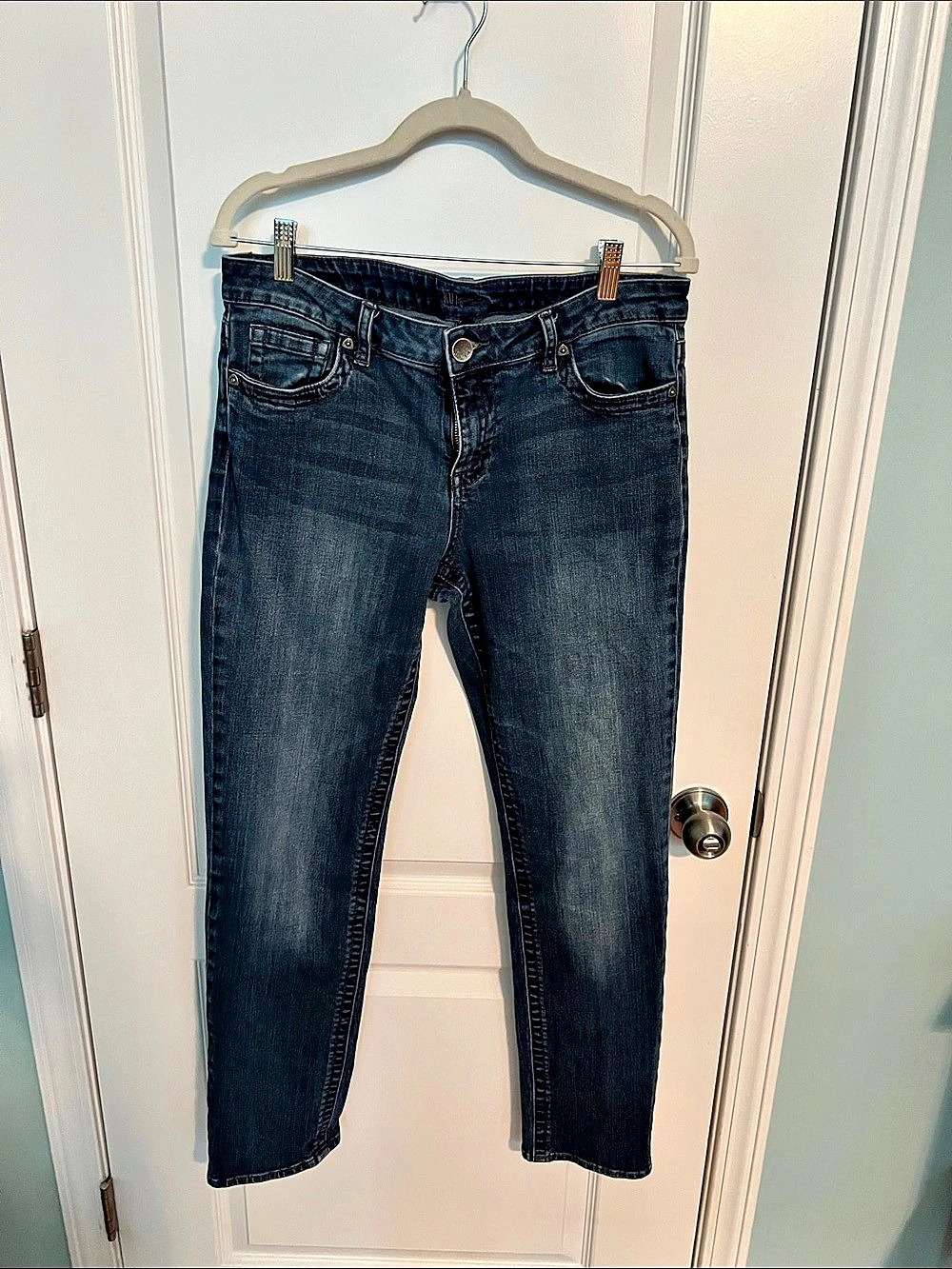 Kut from the Kloth Skinny Jeans in Blue Waist 10
